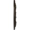 Ekena Millwork Rose Ceiling Medallion (Fits Canopies up to 13 1/2"), 33 7/8"OD x 2 3/8"P, Stone Hearth Crackle CM33ROSHC - alternate 2